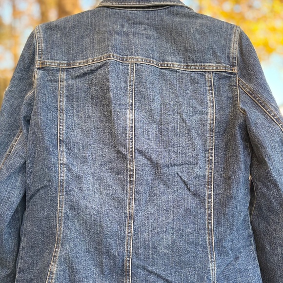 Jones New York Sport Stretch Denim Utility Jacket Women’s Small – Multi Pocket B - Picture 4 of 9